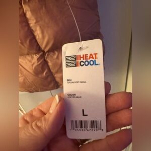 COPY - NWT 32 degrees large pink long puffer jacket